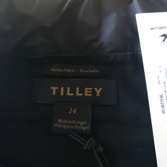 Tilley Pants, Tilley Endurables, Straight leg Wool Trouser, Size 14, Black, NWT - Picture 5 of 8